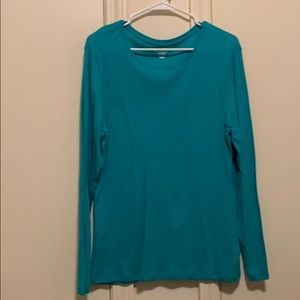 Old Navy Teal Long Sleeve “Perfect Tee”